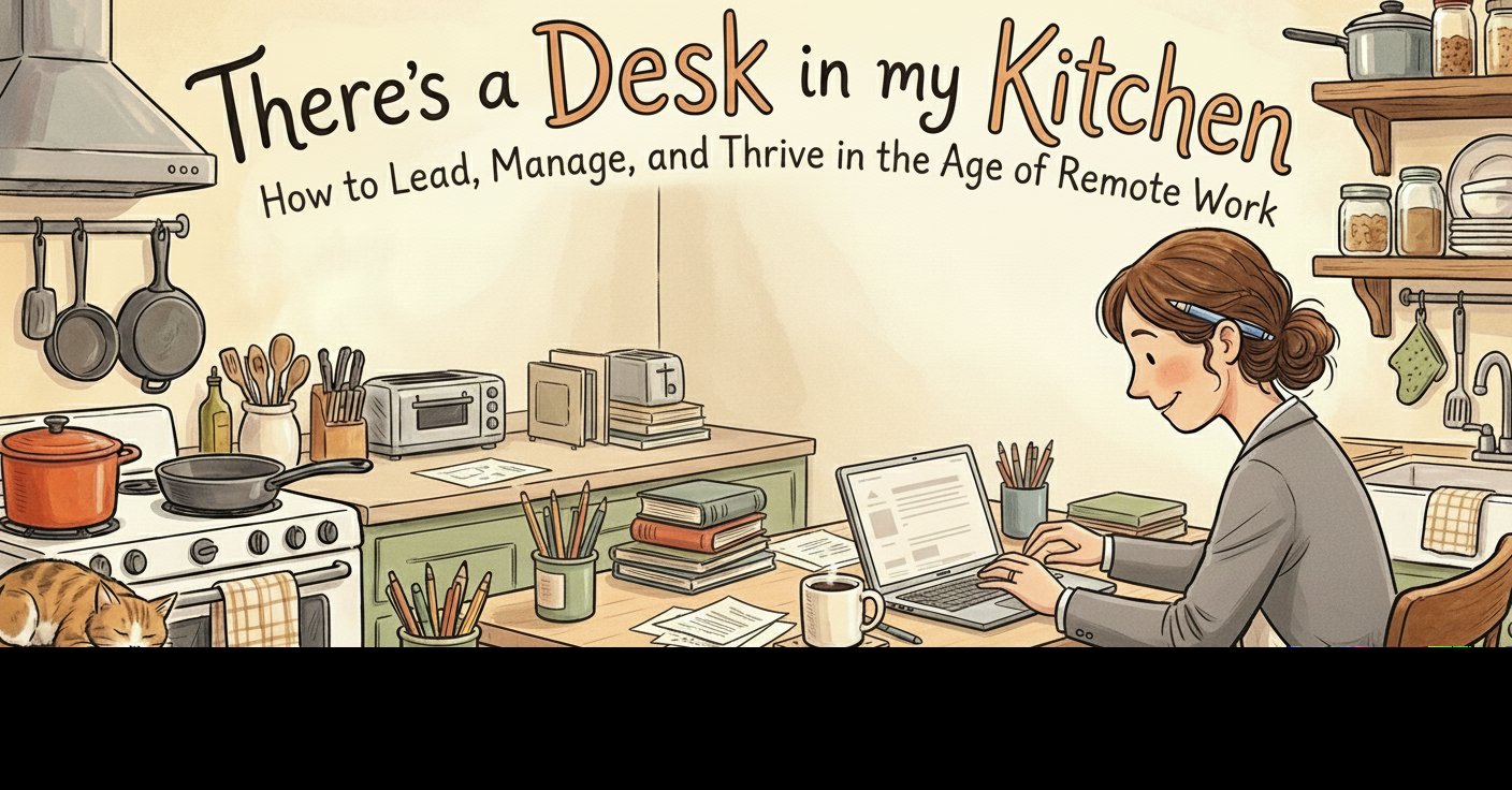There's a Desk in My Kitchen - Book Cover